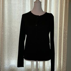 Women’s Black Button Down Sweater